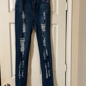 Six pairs of jeans size 13